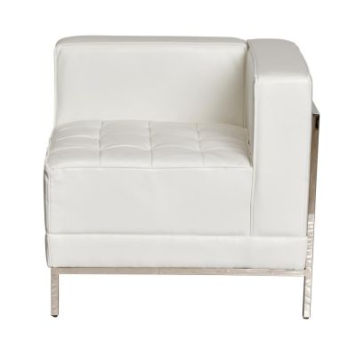 Image two of Lenox White Corner Chair